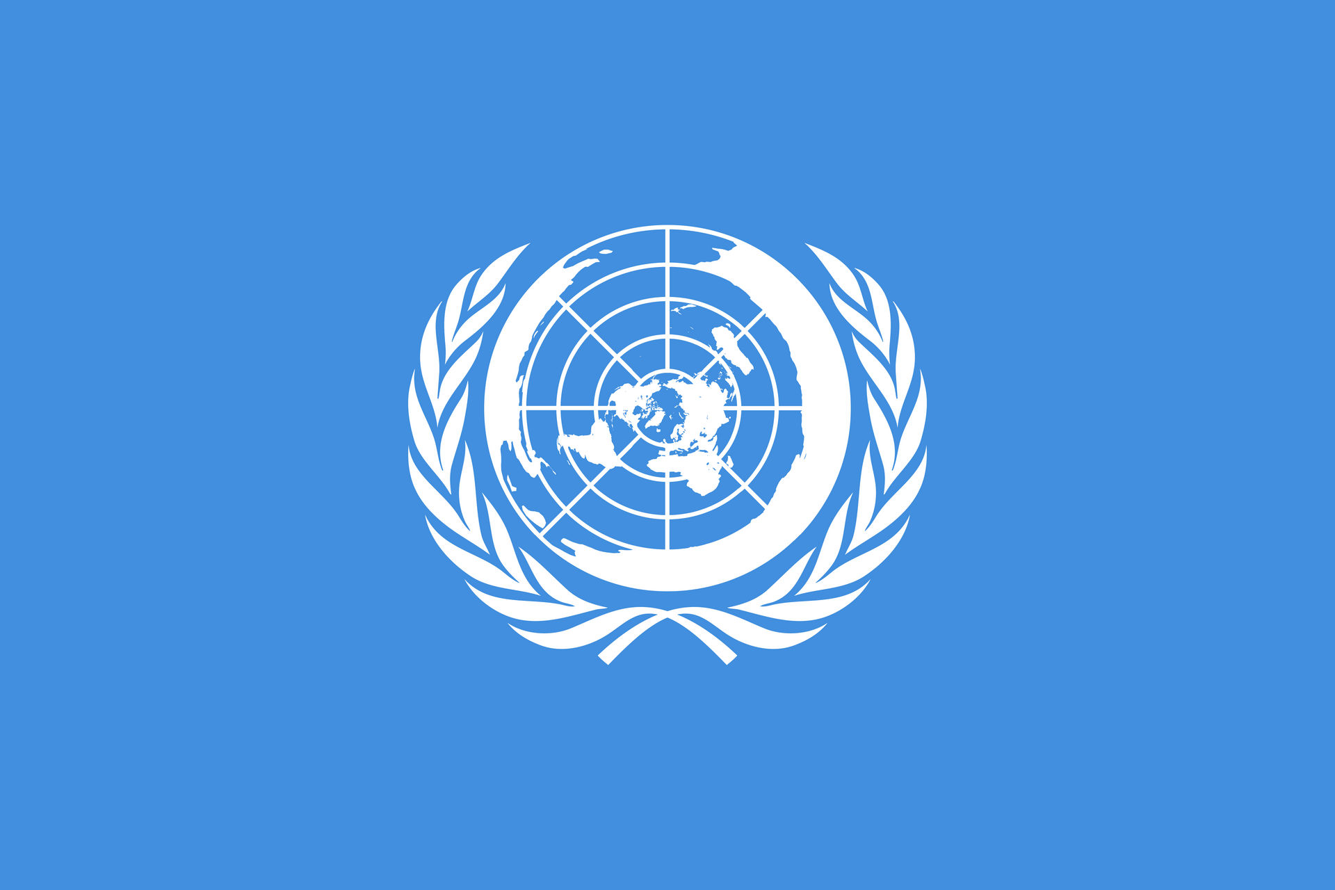 flag of the un with antarctica included by fjana ddw97jz fullview