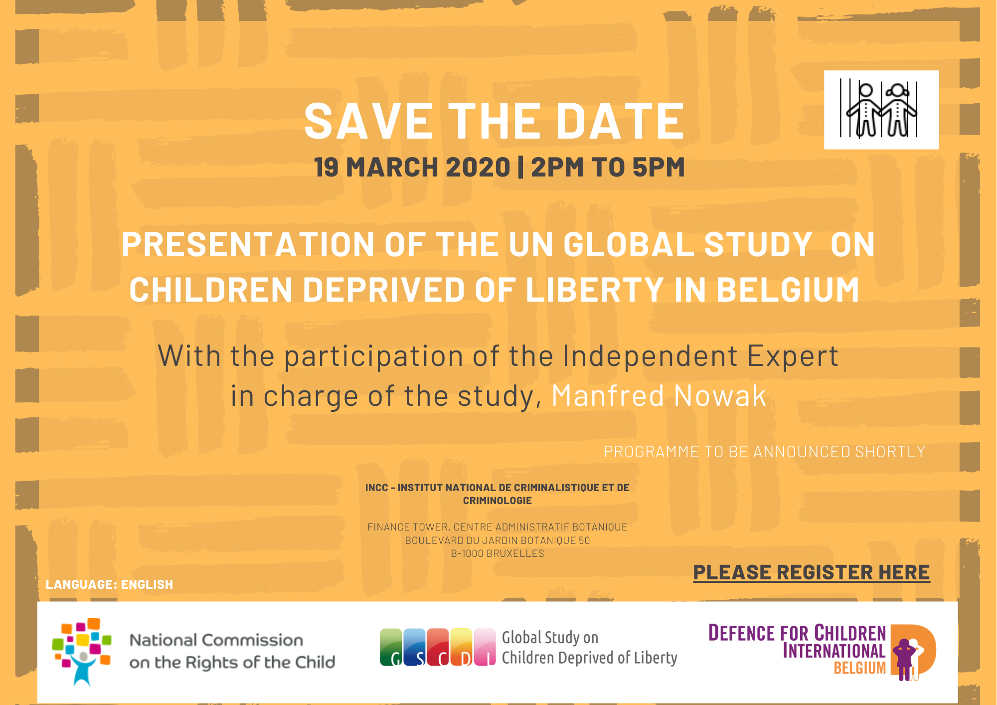 Save the Date Global Study event
